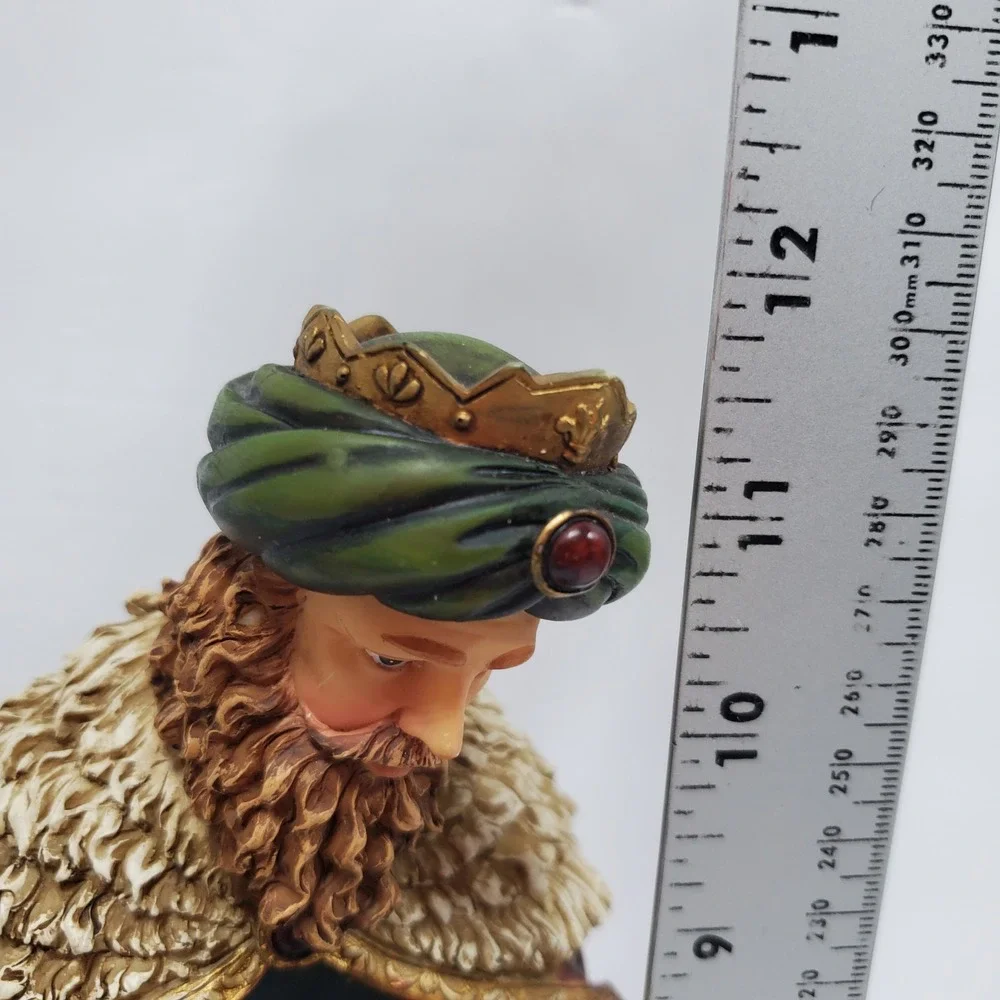 Wise Man Balthazar Figurine Christmas 11.5in Nativity Scene Biblical Christmas